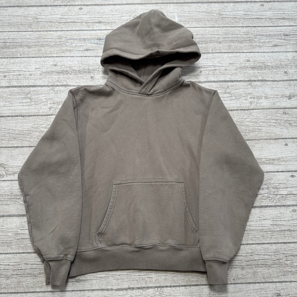 TNA Aritzia Hoodie Women's 2 Brown Cozy Fleece Sweatfleece Perfect Fit Pullover